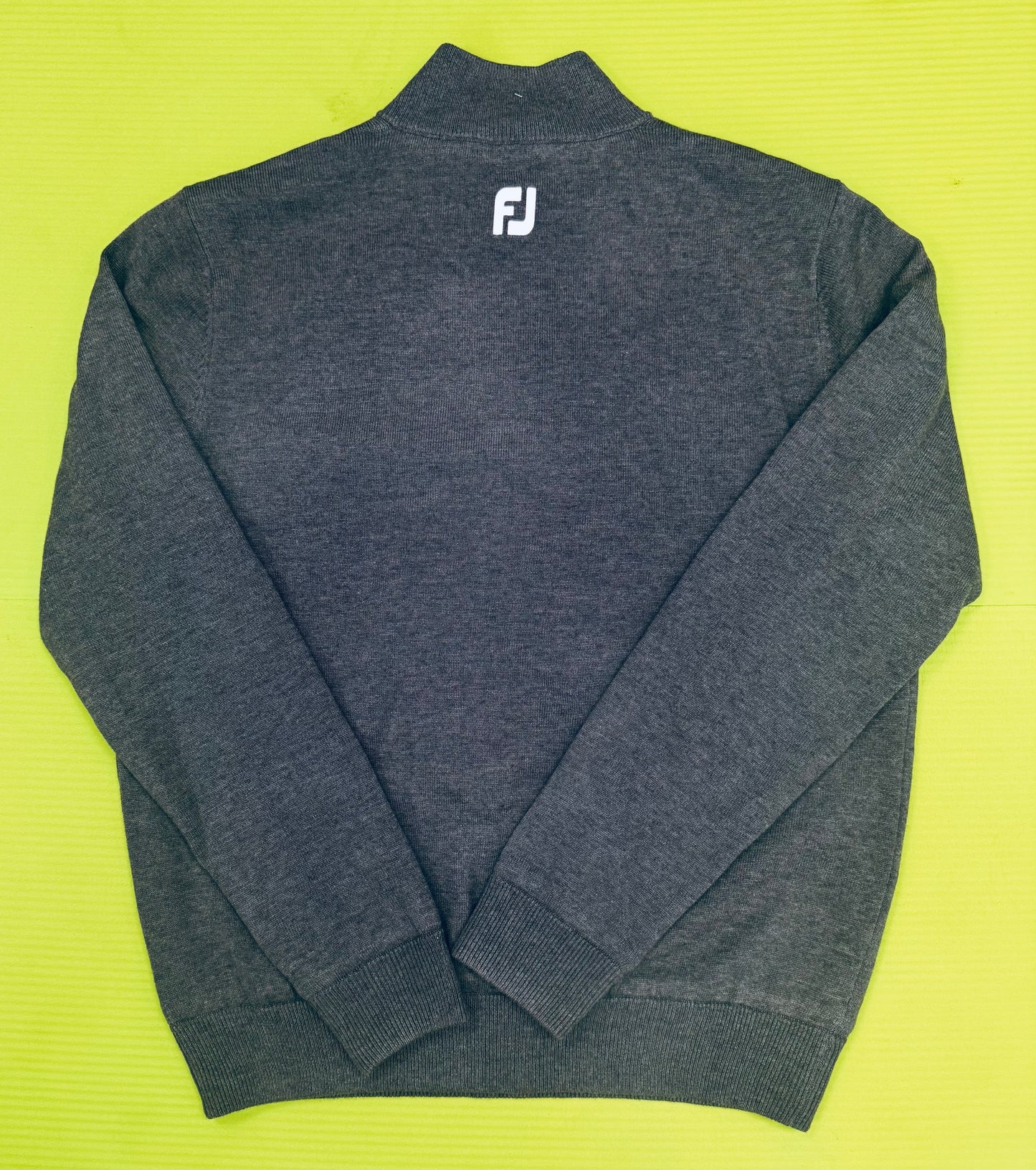 Mens FootJoy Wool Blend 1/2 Zip Lined Pullover