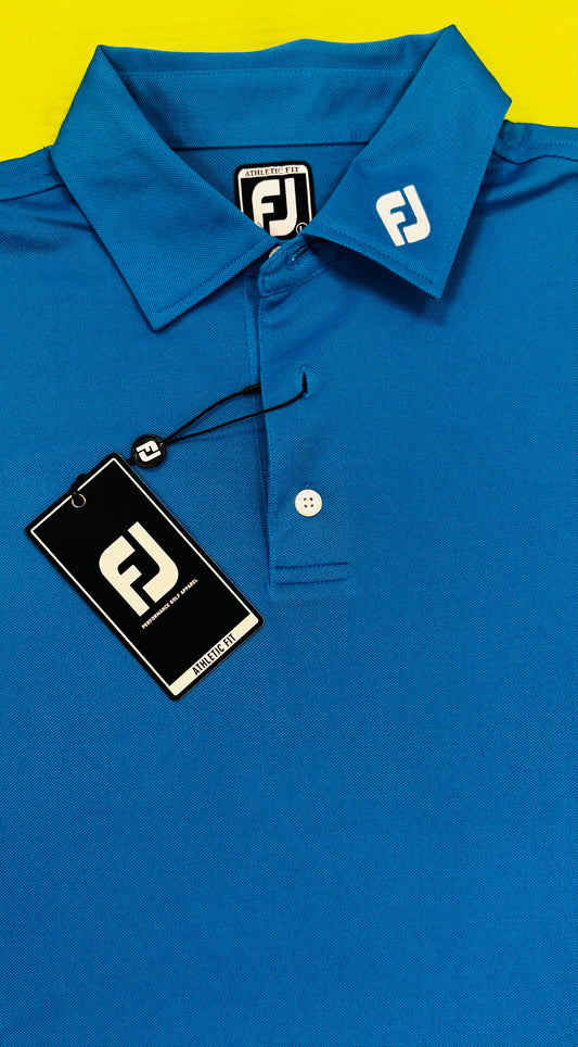 Mens FootJoy Stretch Pique Solid Golf Shirt